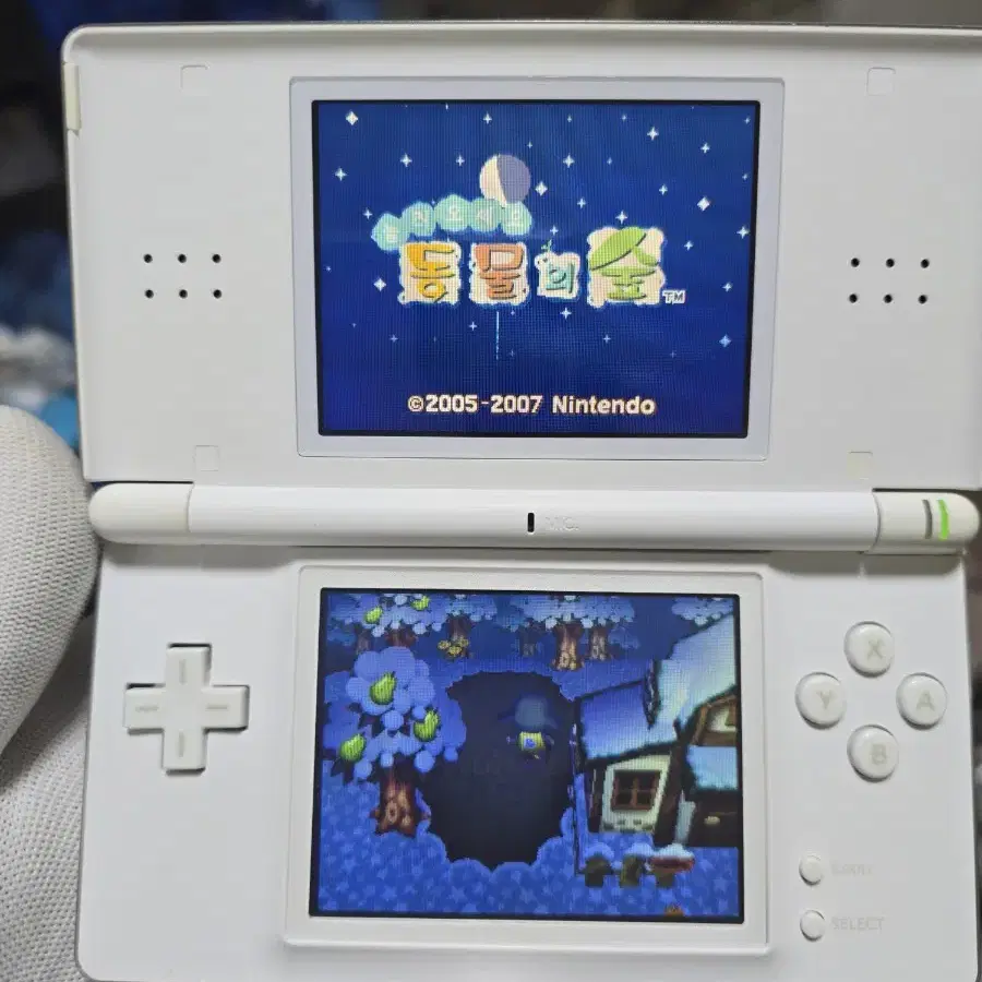 B+~A-급 닌텐도 DS Lite DSL 화이트 새터치판