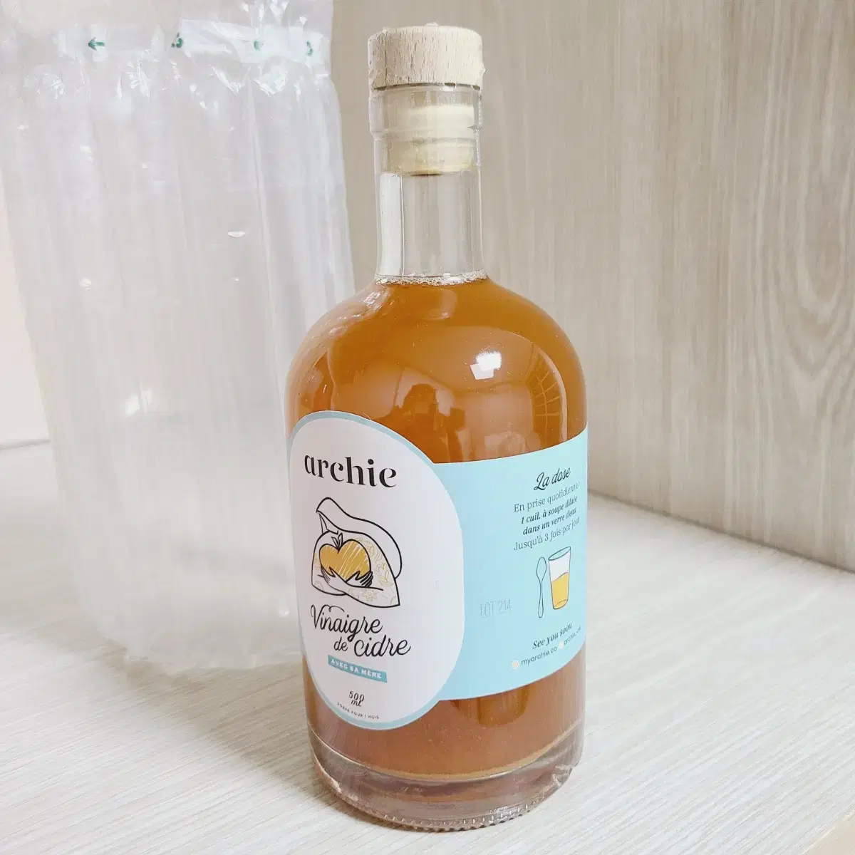 아치 유기농 애사비 애플사이다비니거 발효 식초 다이어트 혈당관리500ml