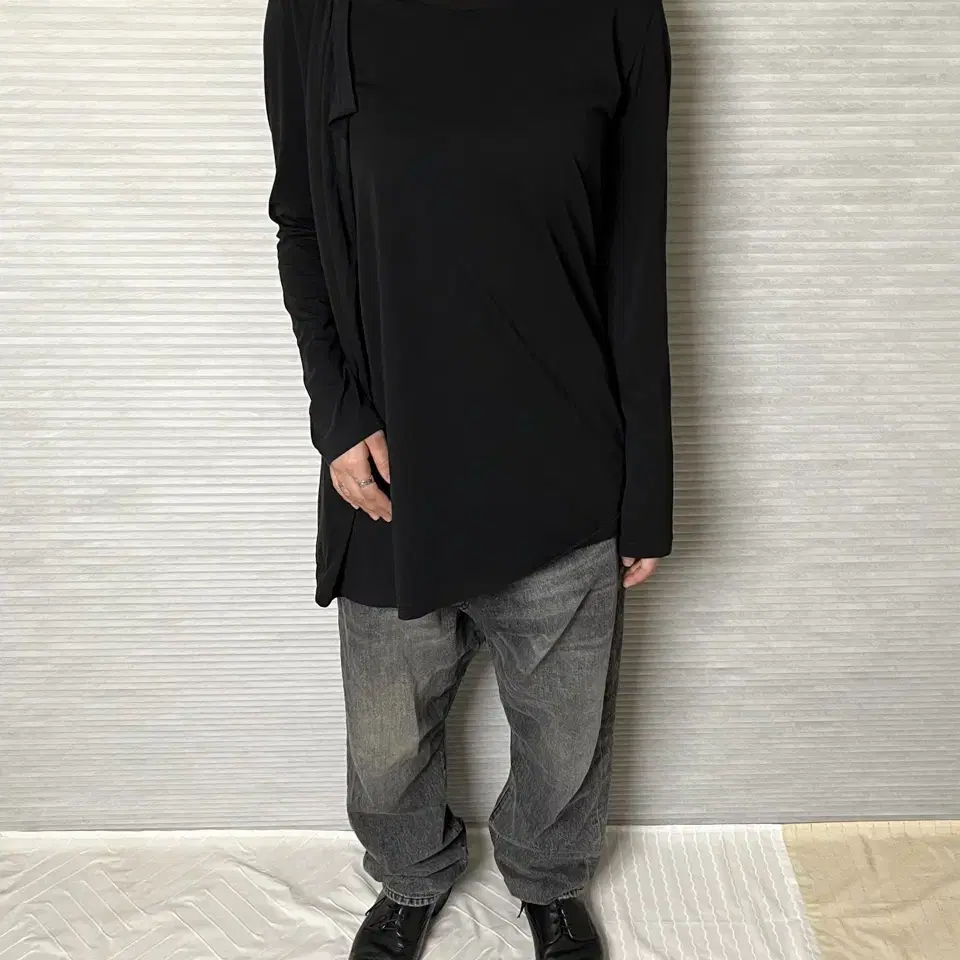 요지야마모토 와이즈 레이어드 티셔츠 yohji yamamoto