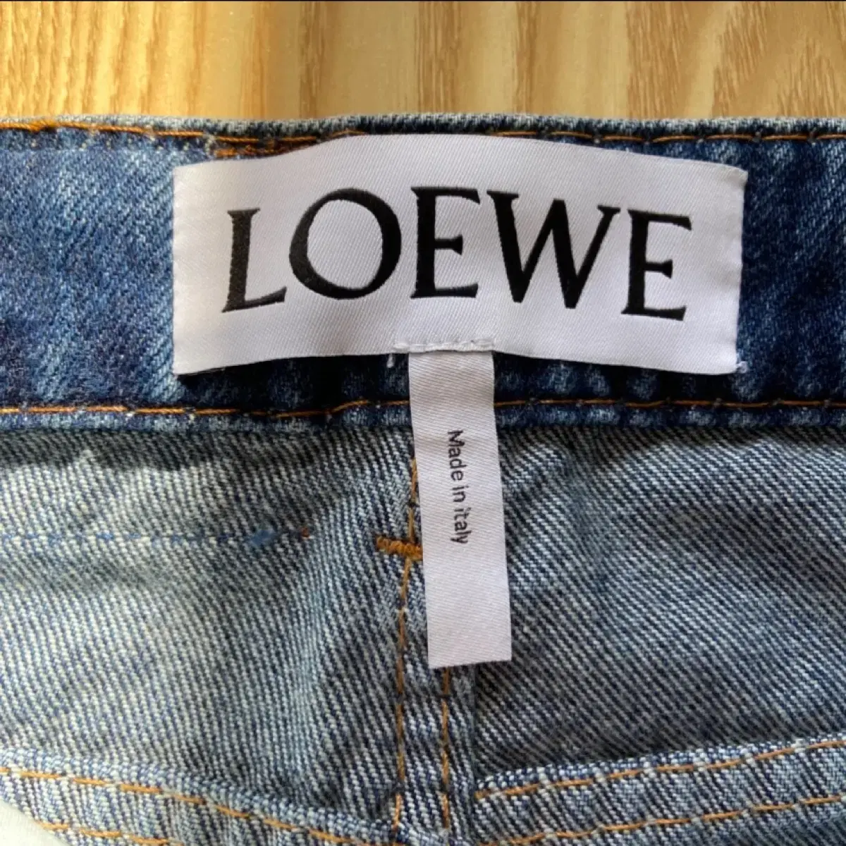 LOEWE  피셔맨 데님 청바지 34