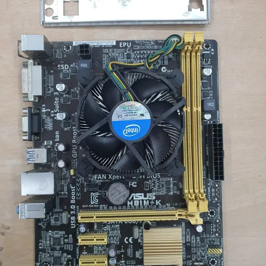 i5 4690 CPU와 ASUS H81M-K 메인보드 세트