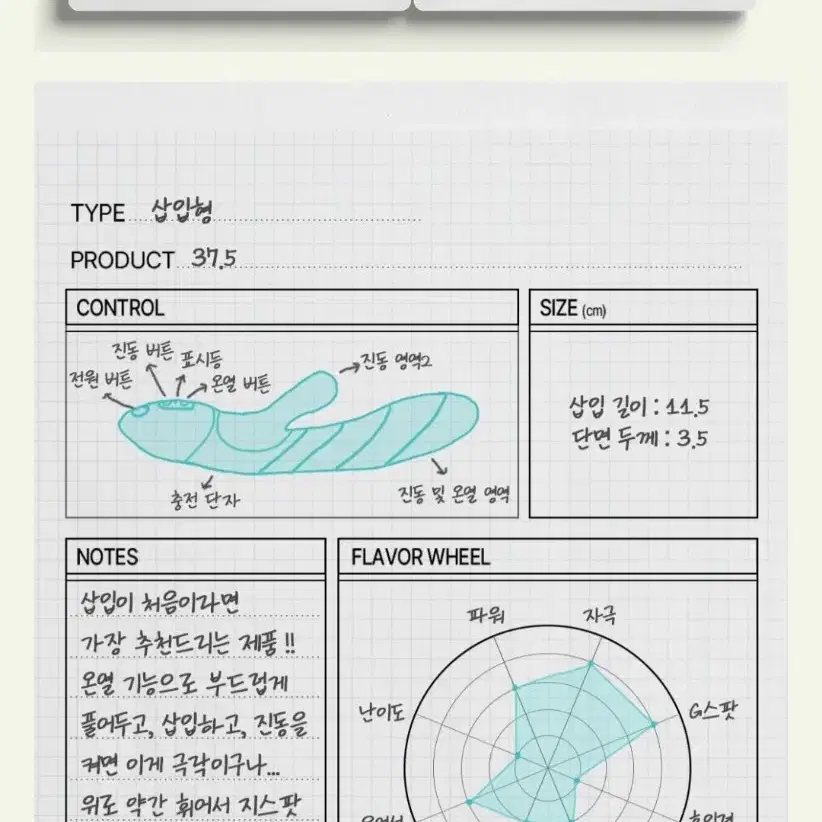 아스토리스 37.5 바이브레이터 여성용품