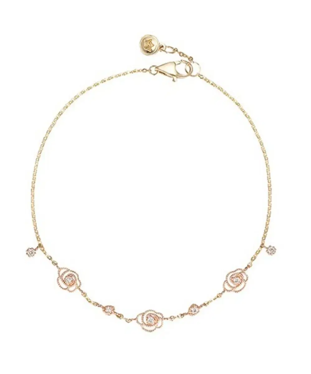 LA POEME Line Rosa 14K 골드 팔찌