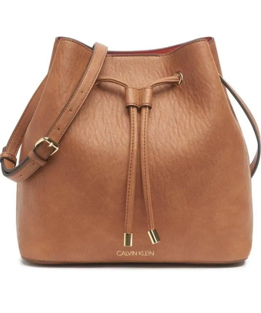 Tacpo) Calvin Klein Novelty bucket shoulder bag.Bok pocket bag