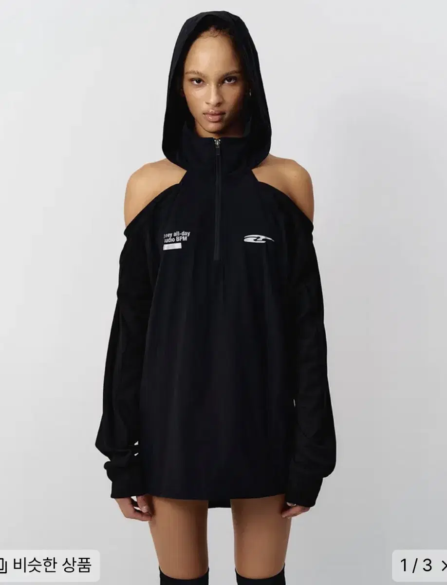 Leey SPORTY OPEN SHOULDER HOODED