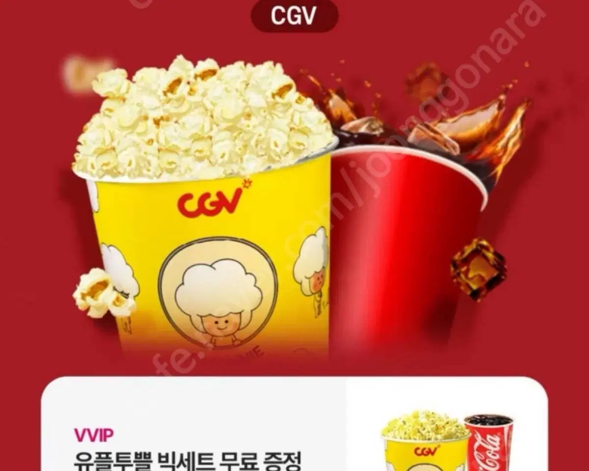 Cgv 팝콘L음료L