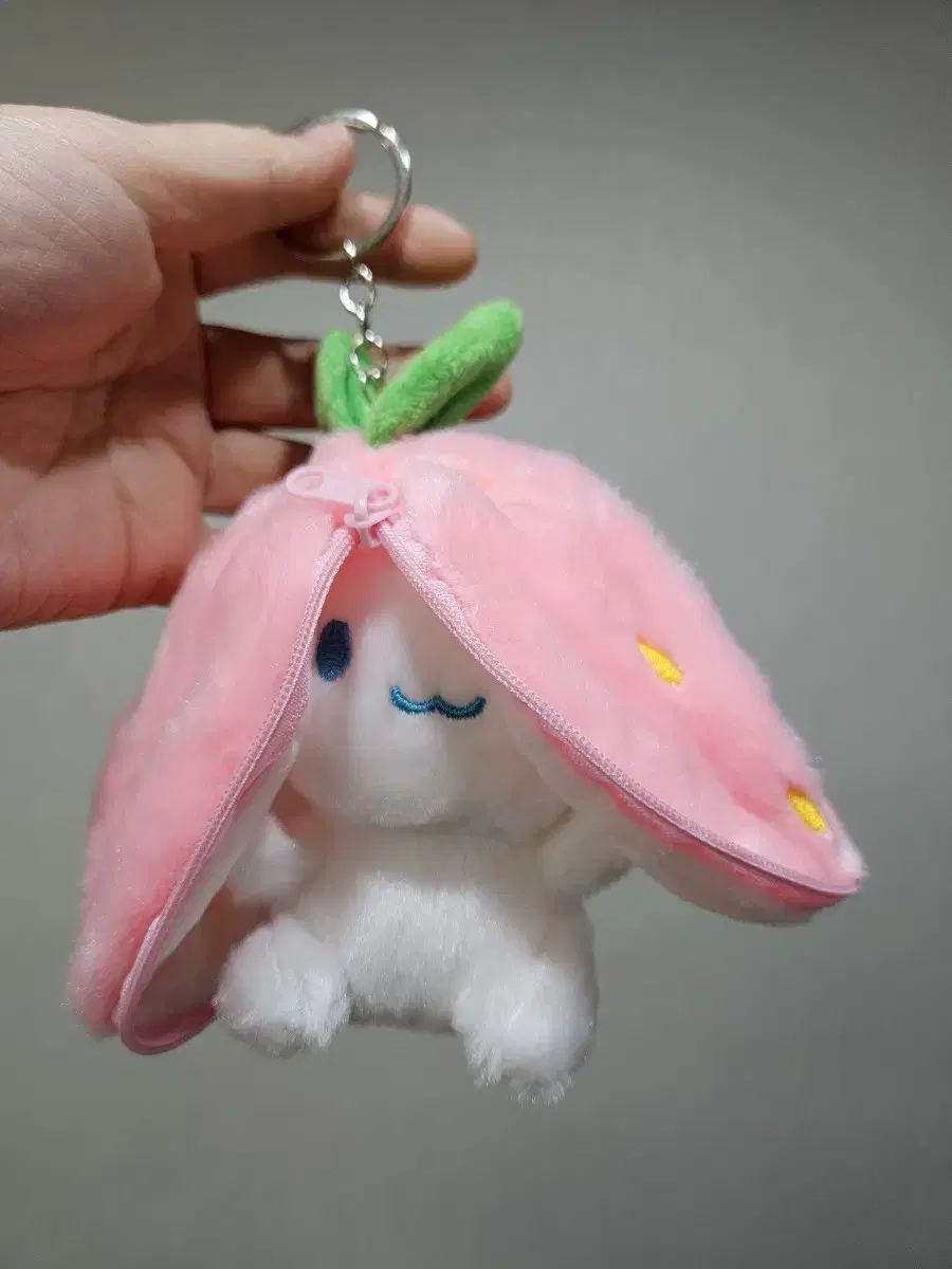 Fruit Cinnamon Roll Transforming Doll Keyring New