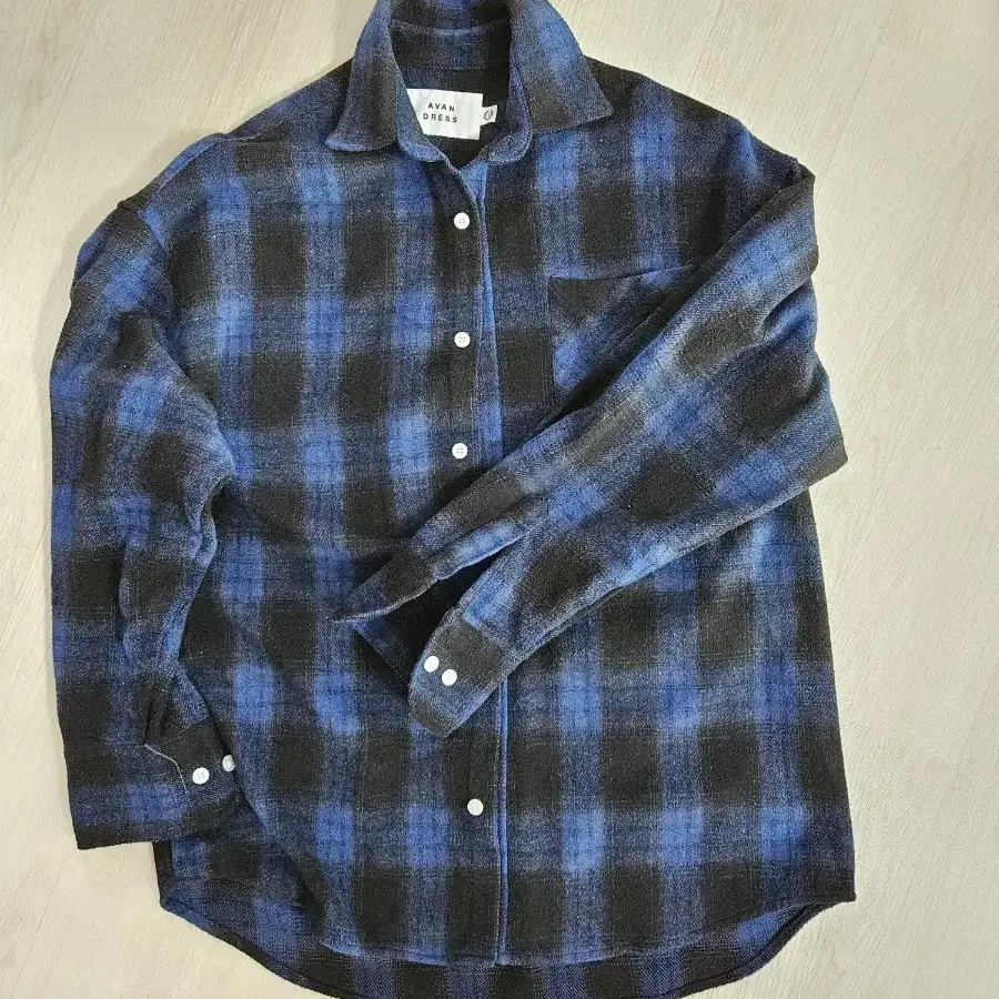 UNISEX FLEX CHECK SHIRT BLUE