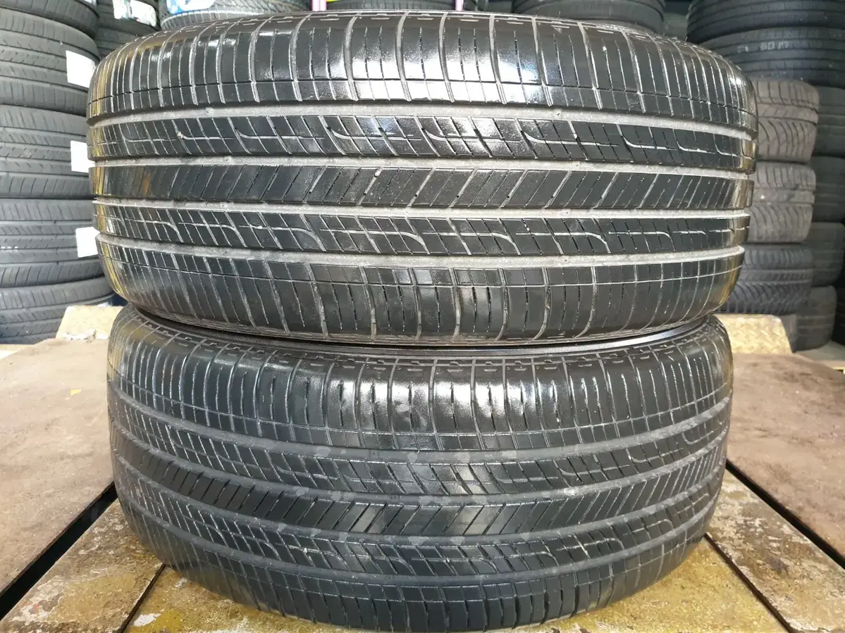 2555519/중고타이어 금호 크루젠HP51 255/55R19 2개 세트