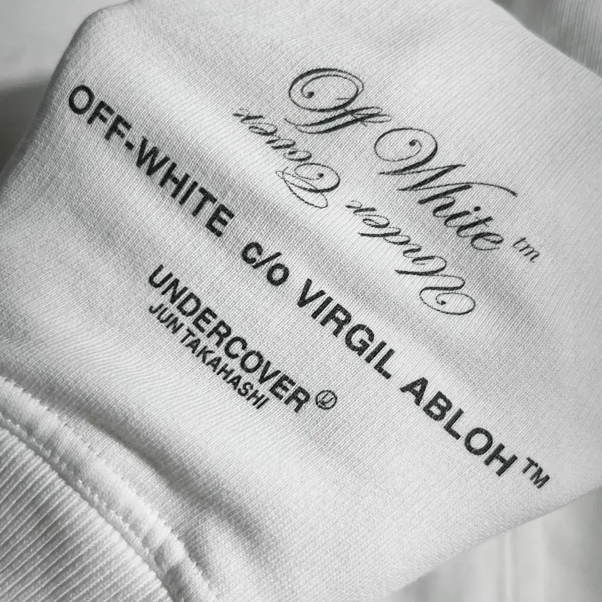 Off White Undercover RVRS Skeleton Hood