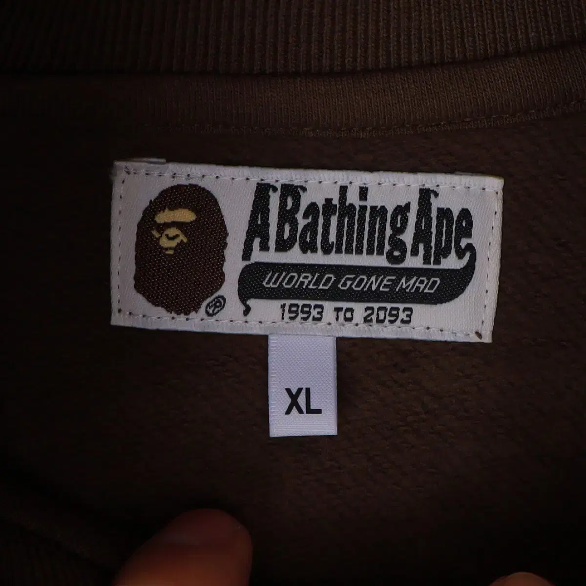 Bape 베이프 24SS 바시티 자켓 브라운 XL