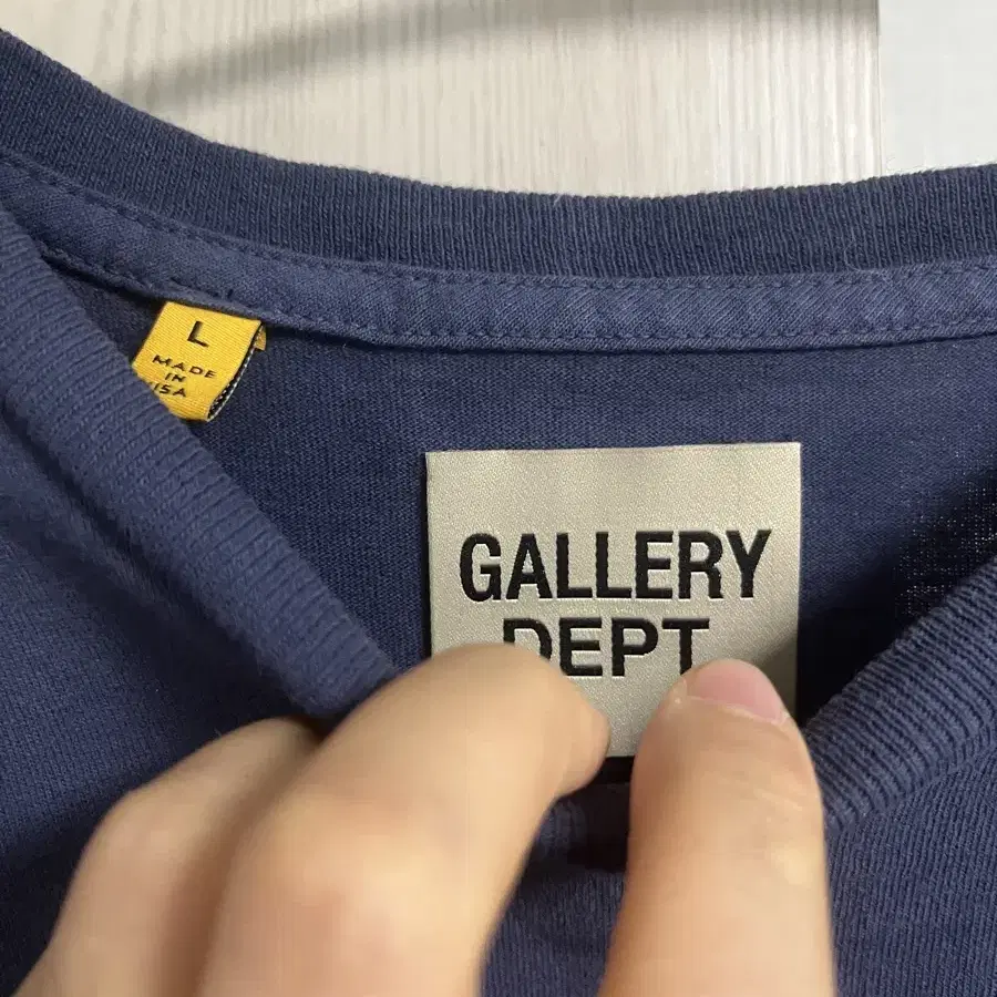 갤러리디파트먼트 GALLERY DEPT L/S TEE, NAVY