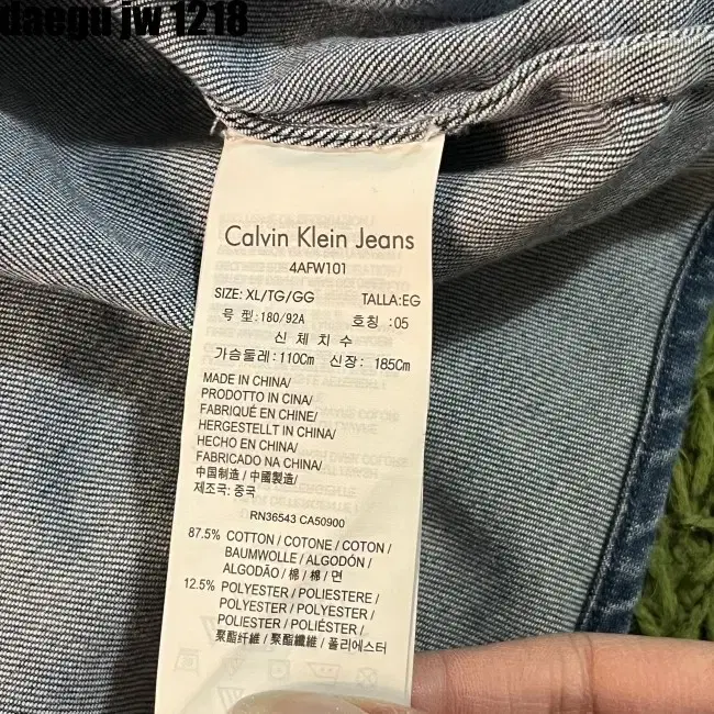 XL CALVIN KLEIN SHIRT 캘빈클라인 셔츠