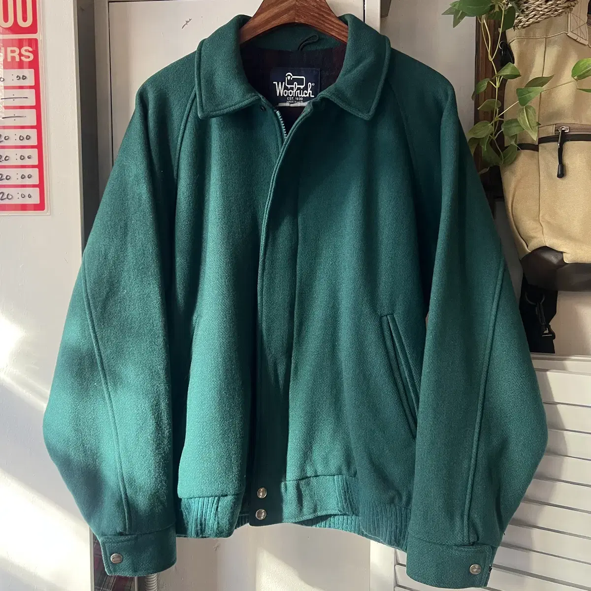 [L]80's 울리치 Made in USA 울 해링턴 자켓