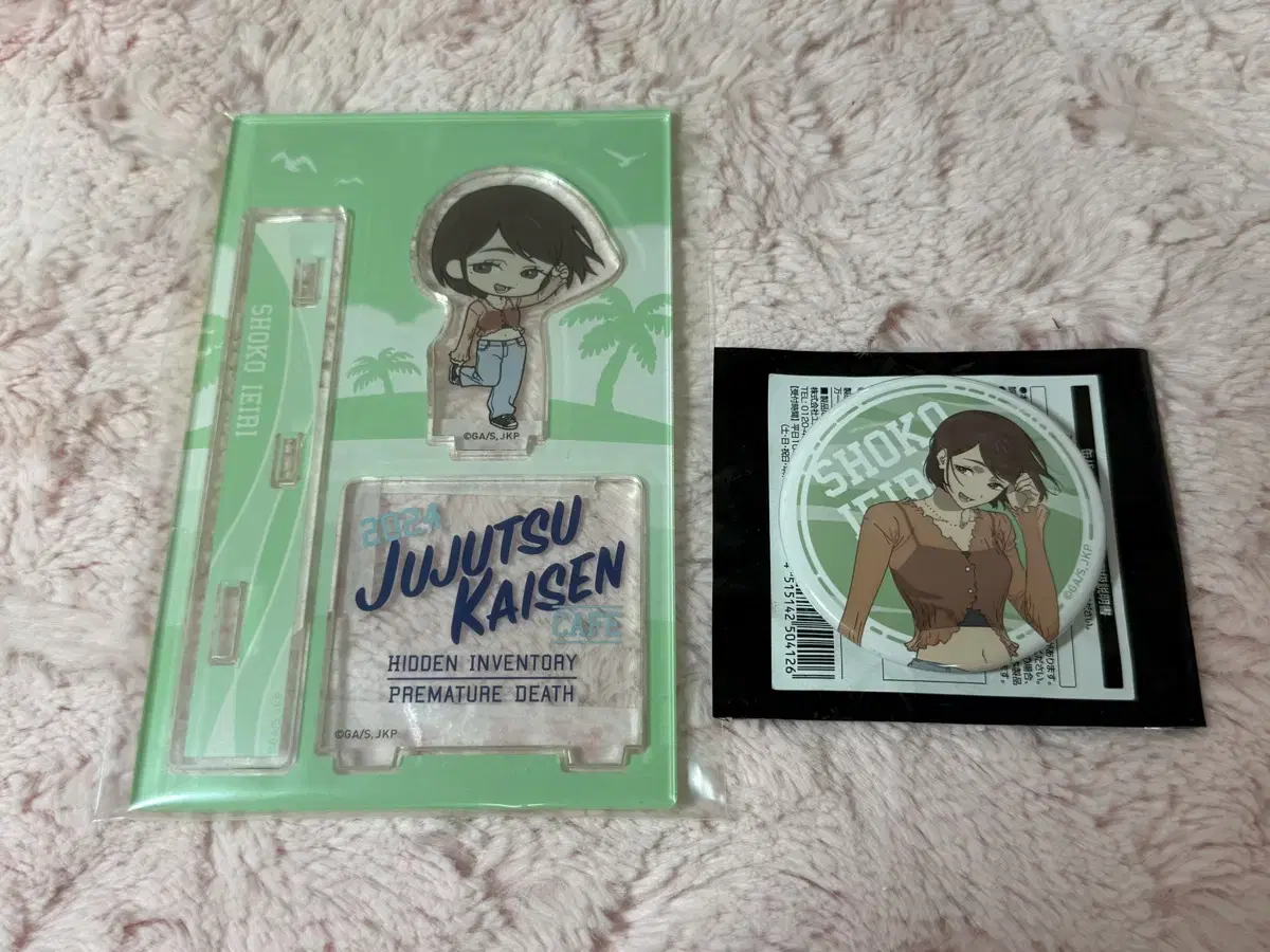 Jujutsu Rotation Iairi Shoko Zuu Cafe SD acrylic Canbadge