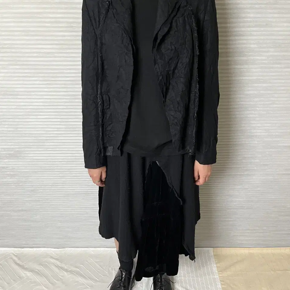 꼼데가르송 링클 레이어드 테일러드 자켓 comme des garcons