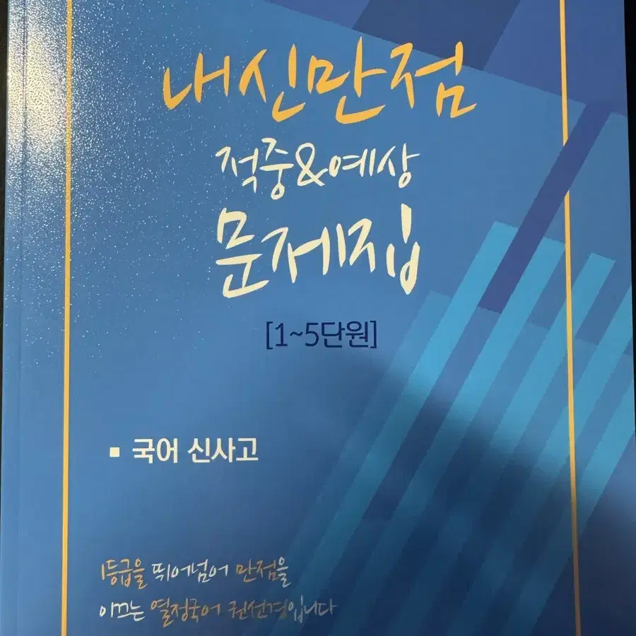 고1 신사고 국어 1~10단원 팝니다