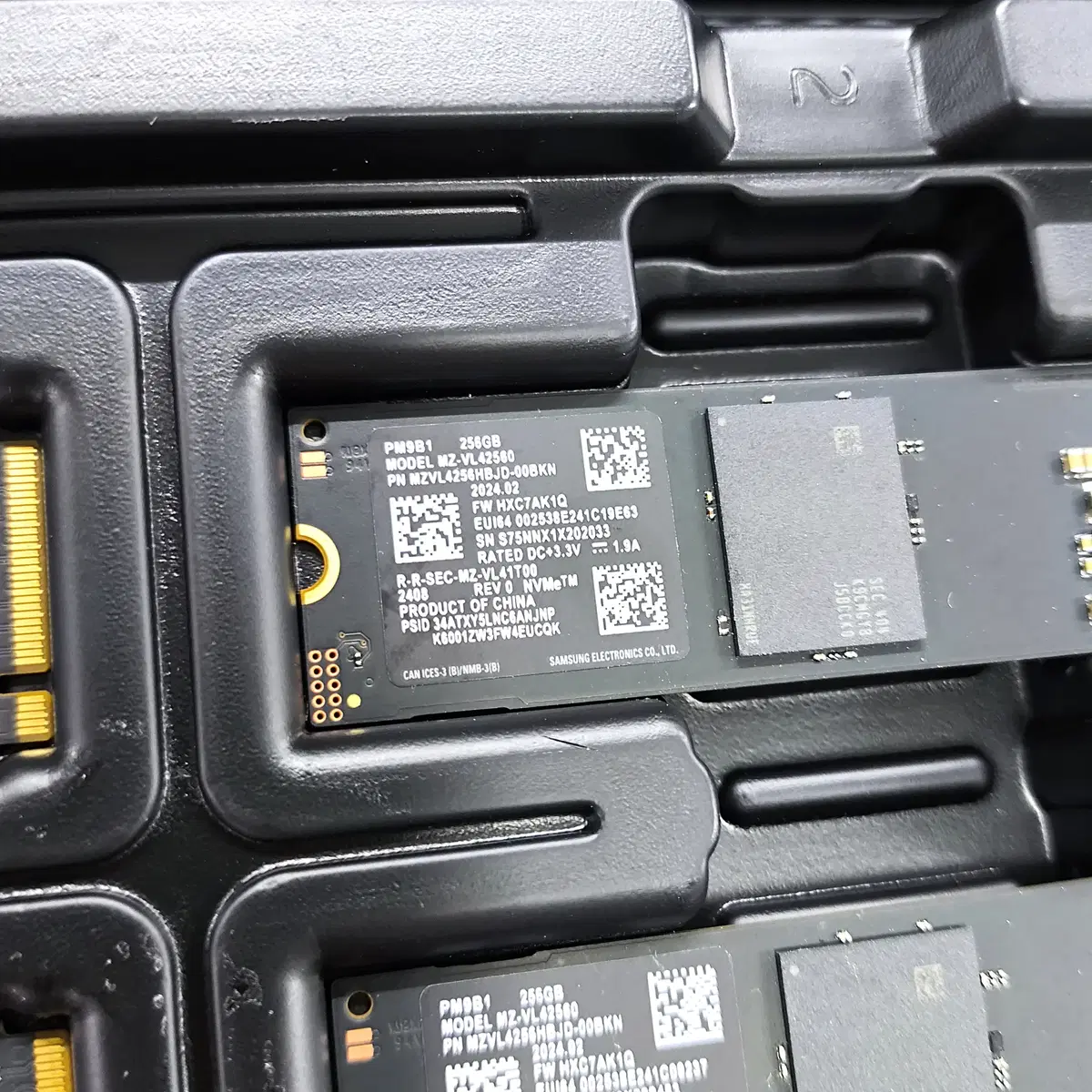 256GB 삼성 PM9B1 M.2 NVMe Gen4 신품급 탈거