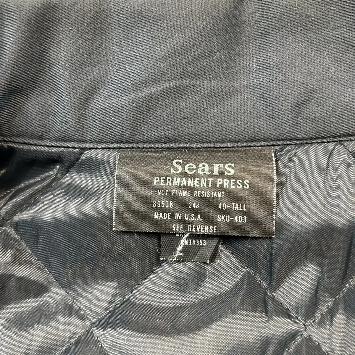 여L) Sears USA 워크웨어 워크 자켓