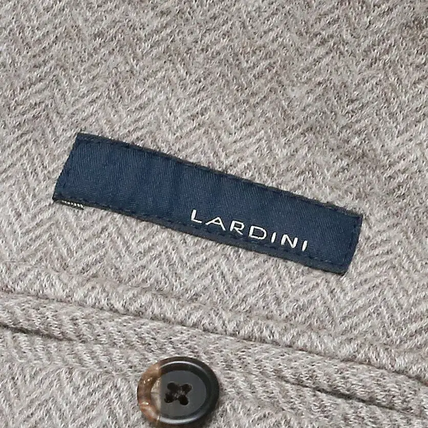 라르디니 [Lardini] 라이트 베이지 헤링본 싱글 코트