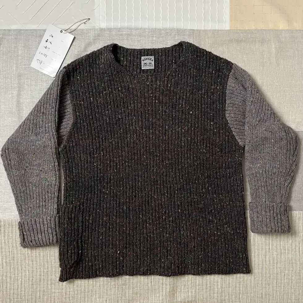 Sunsea deep groove sweater 선시 보카시 니트