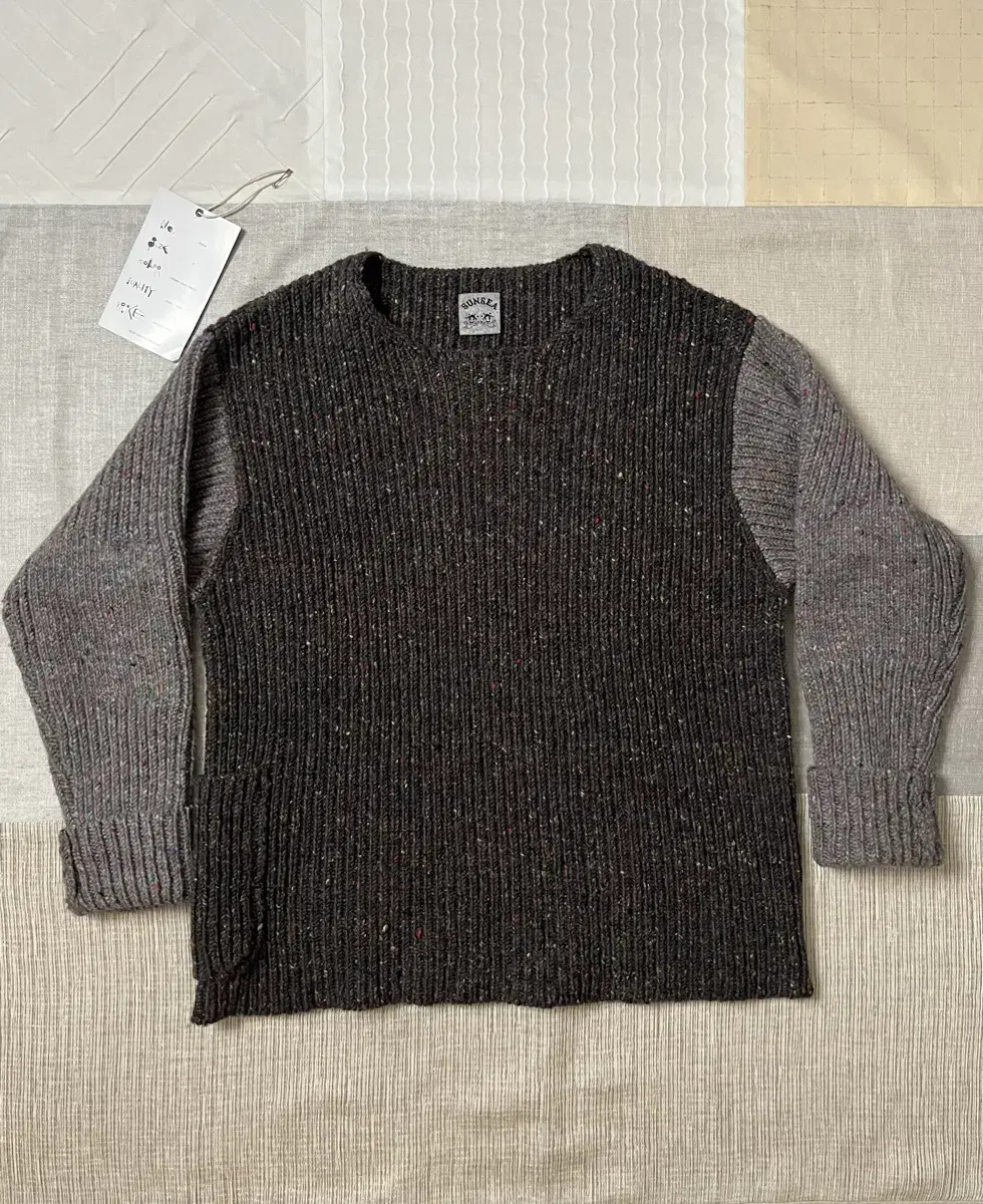 Sunsea deep groove sweater 선시 보카시 니트