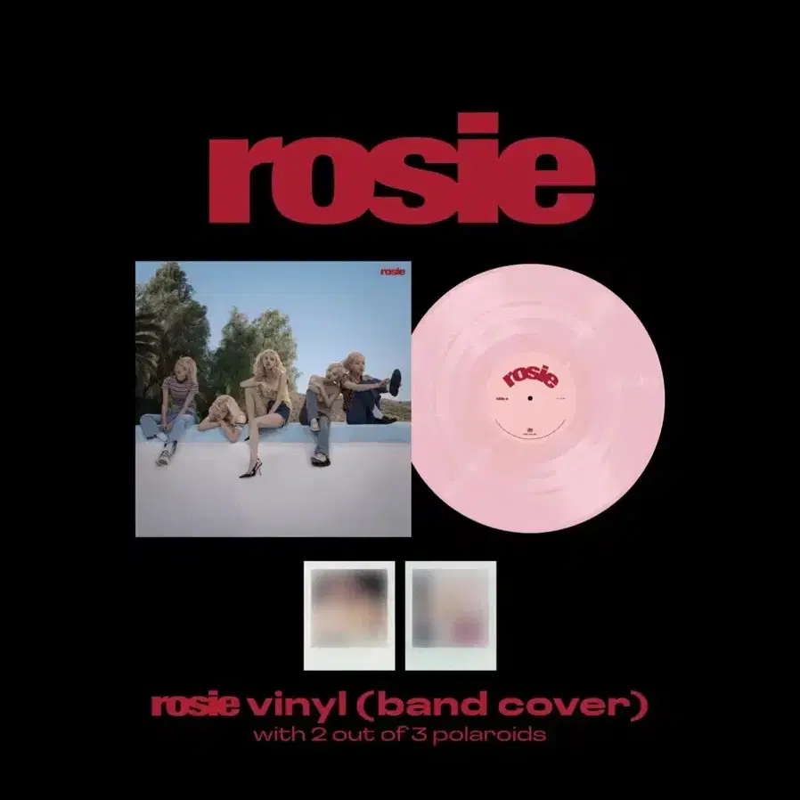 로제 핑크 lp  vinyl Rosie 앨범 밴드커버 band cover