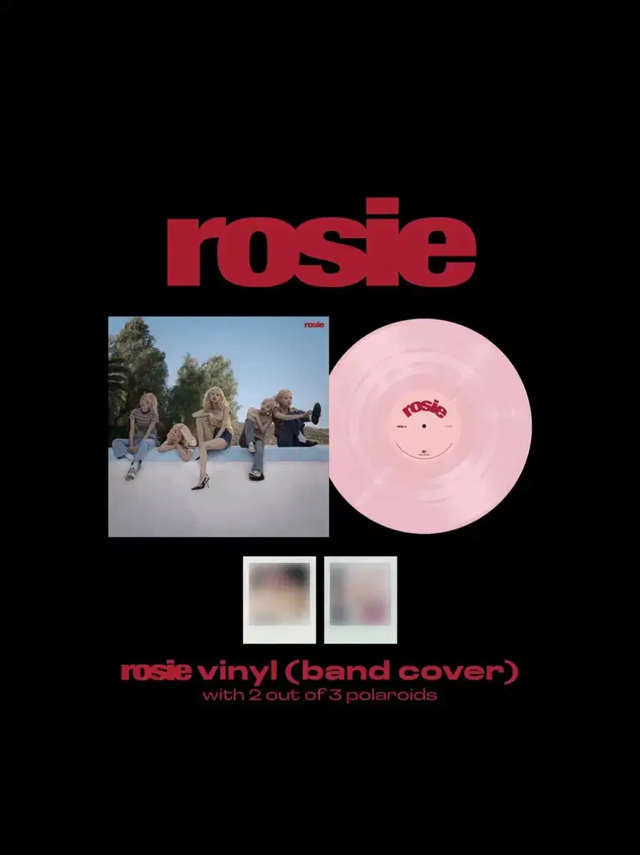 로제 핑크 lp  vinyl Rosie 앨범 밴드커버 band cover