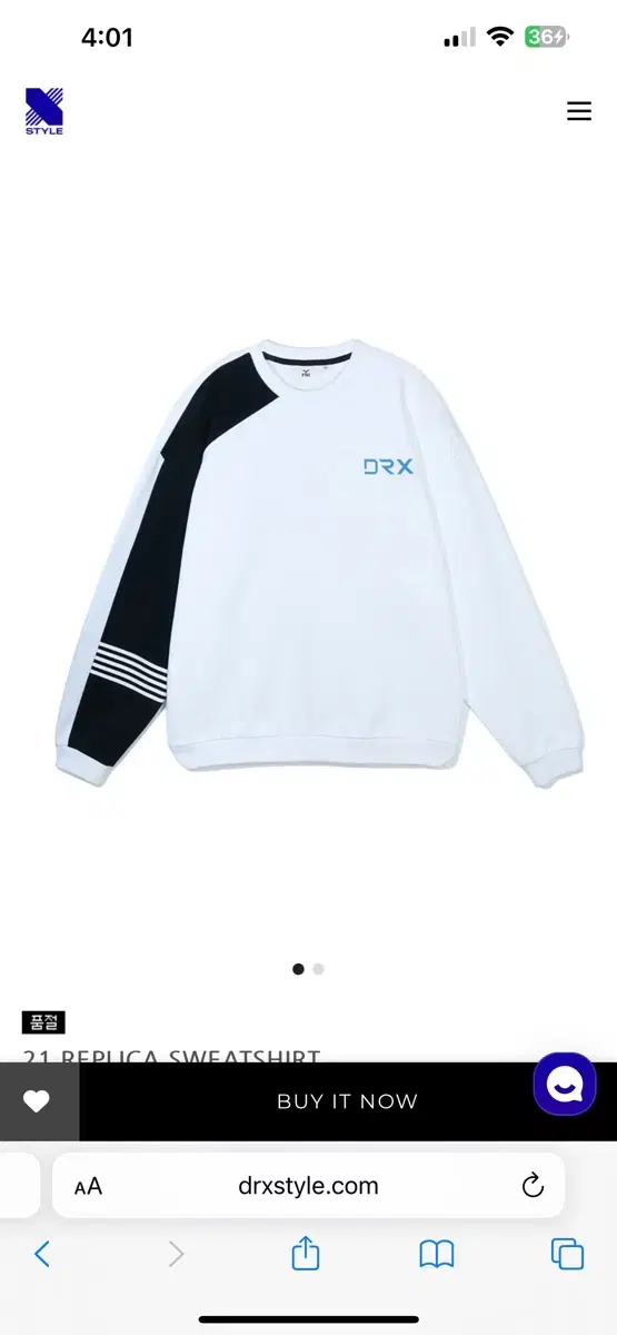 DRX 21 REPLICA SWEATSHIRT