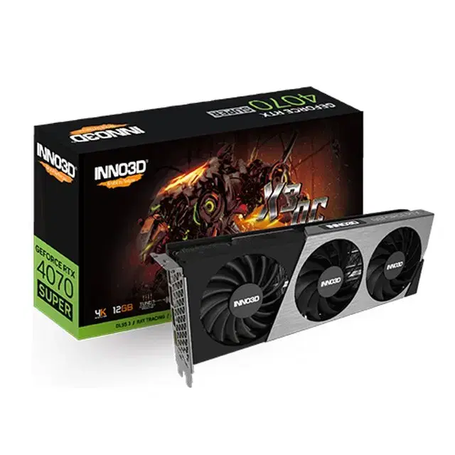 INNO3D 지포스 RTX 4070 SUPER OC D6X 12GB X3