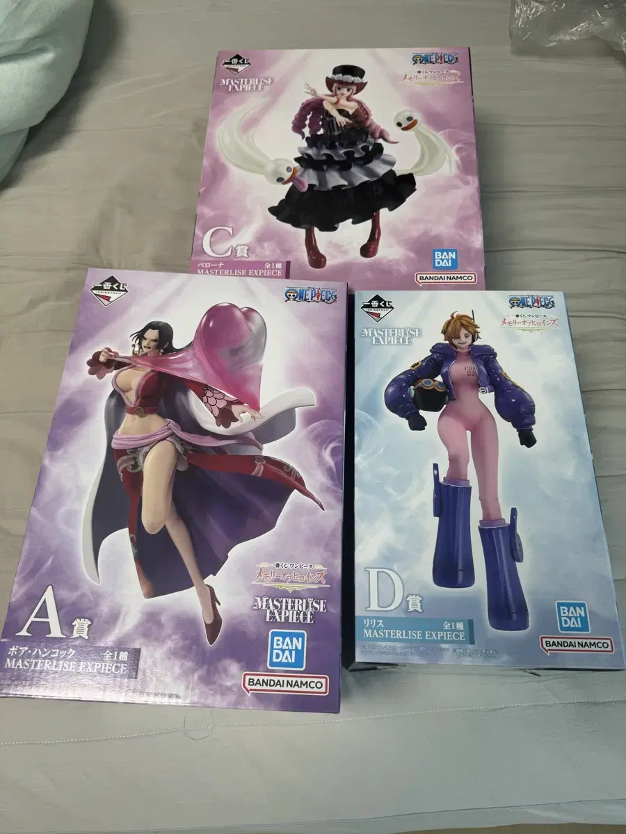 ONEPIECE First Lottery Heroines A,C,D prizes in bulk!