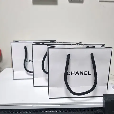 CHANEL 샤넬 미니 쇼핑백 * 미사용 * 총3장 * 일괄판매