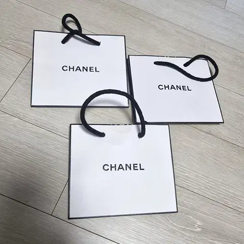 CHANEL 샤넬 미니 쇼핑백 * 미사용 * 총3장 * 일괄판매