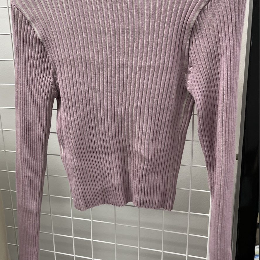 다이애그널 DEEP BACK SLIT KNIT (pink) 니트 가디건