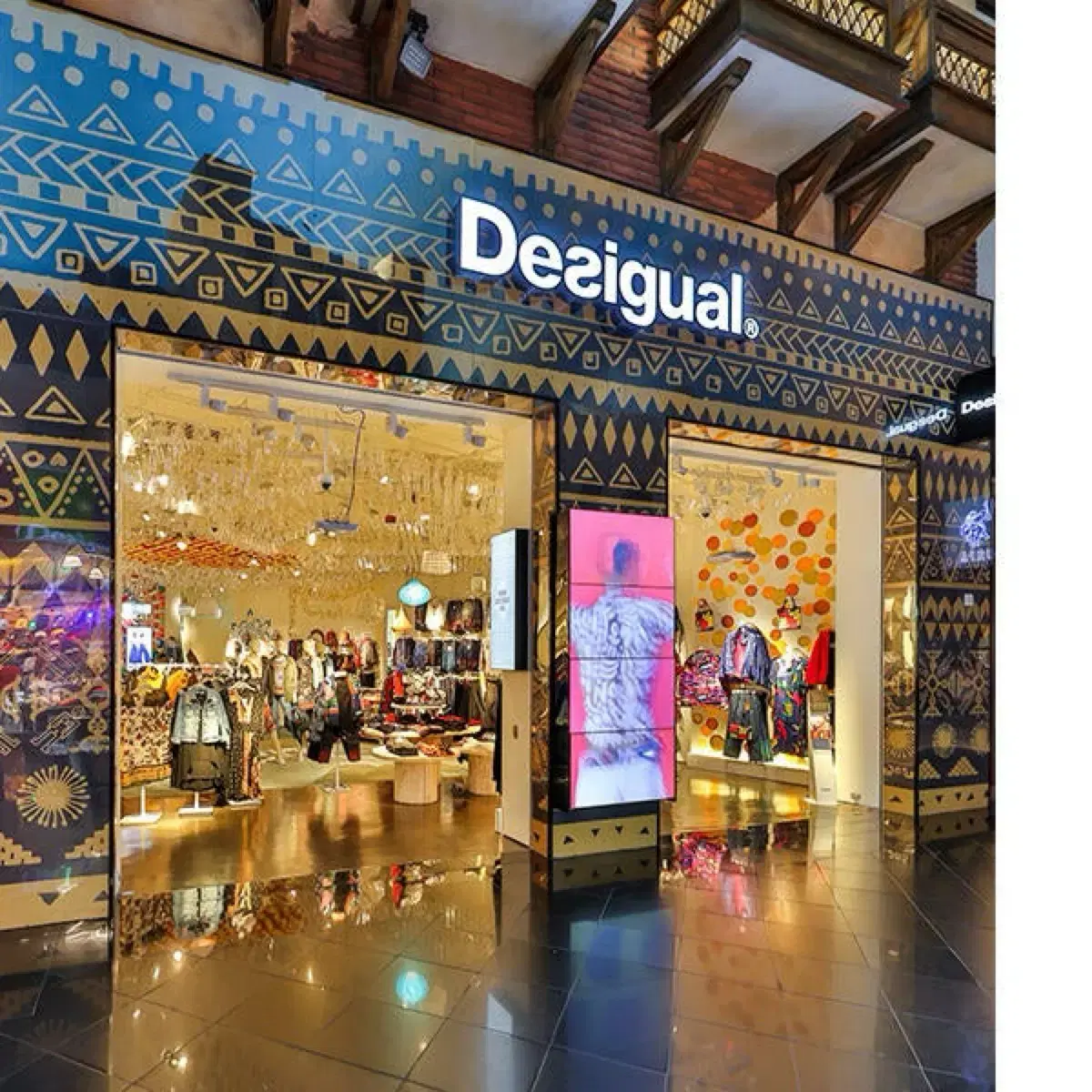 데시구알 desigual y2k 빈티지 니트