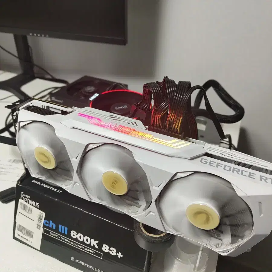 엔비디아 조택 지포스 RTX3080 풀박스