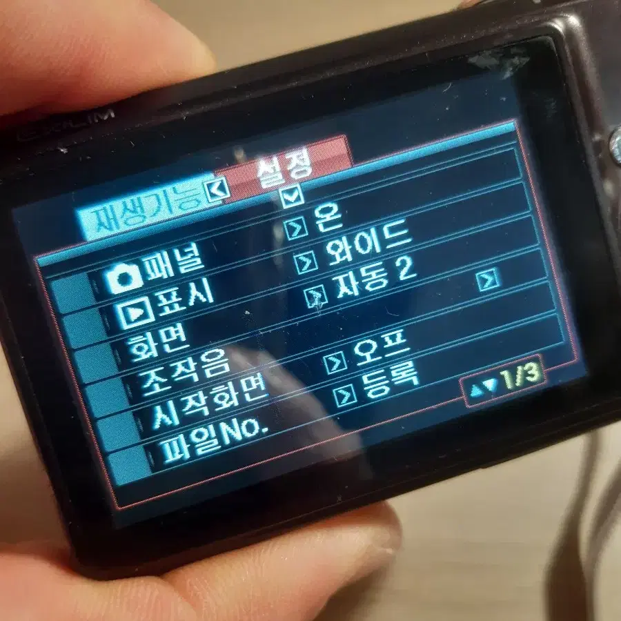 카시오 EXILIM EX-Z100 디지털카메라 (실사첨부)