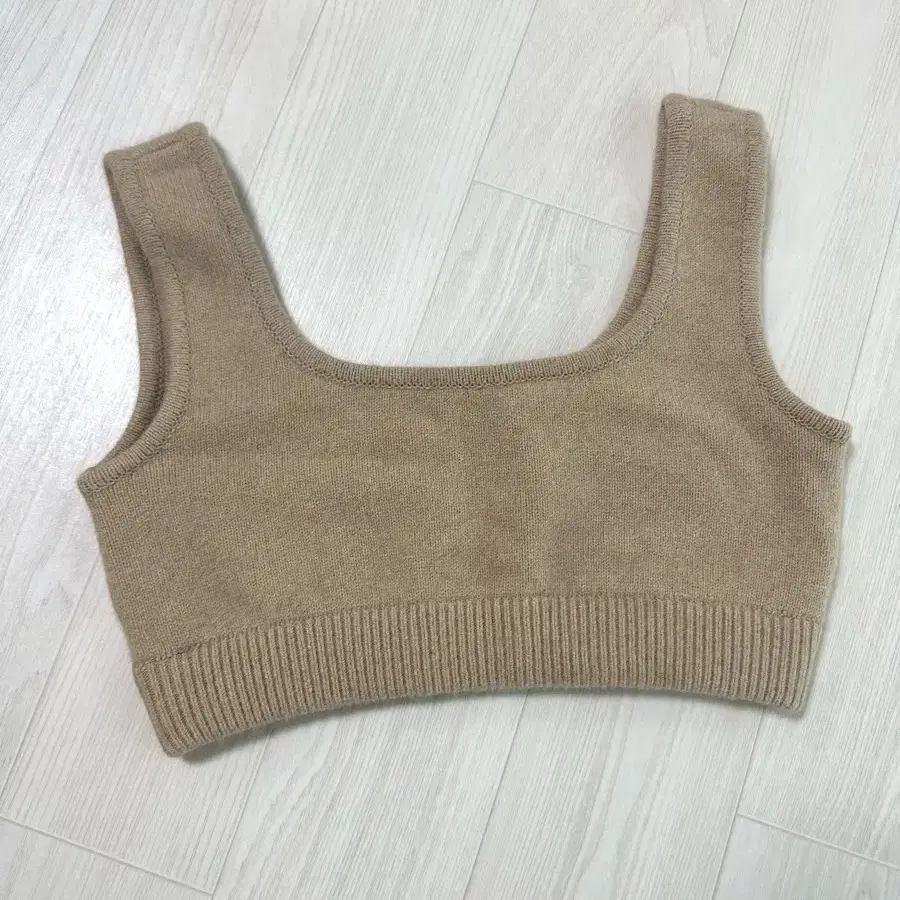 Lfm cozy knit tank top 코지 니트 탱크탑 베이지