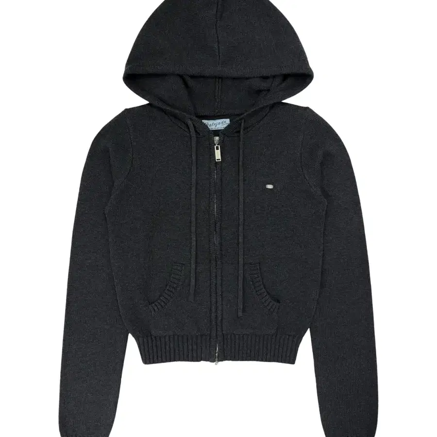 페일제이드Cotton Knit Hooded Zip-Up챠콜 2사이즈새상품