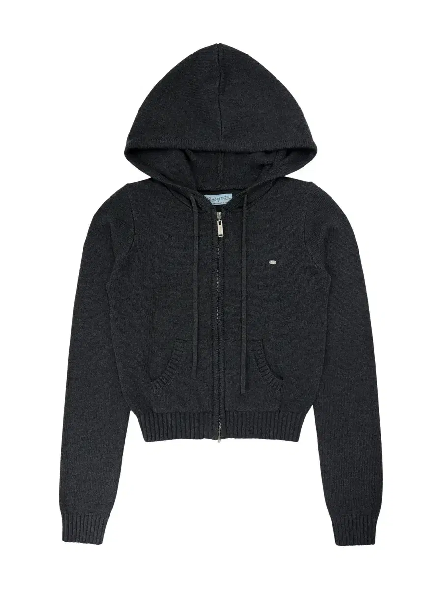 페일제이드Cotton Knit Hooded Zip-Up챠콜 2사이즈새상품