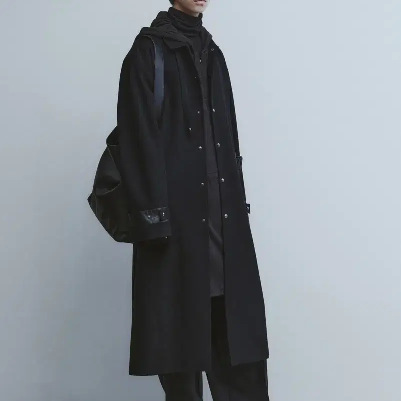 유스 24fw 스냅 싱글 코트 L