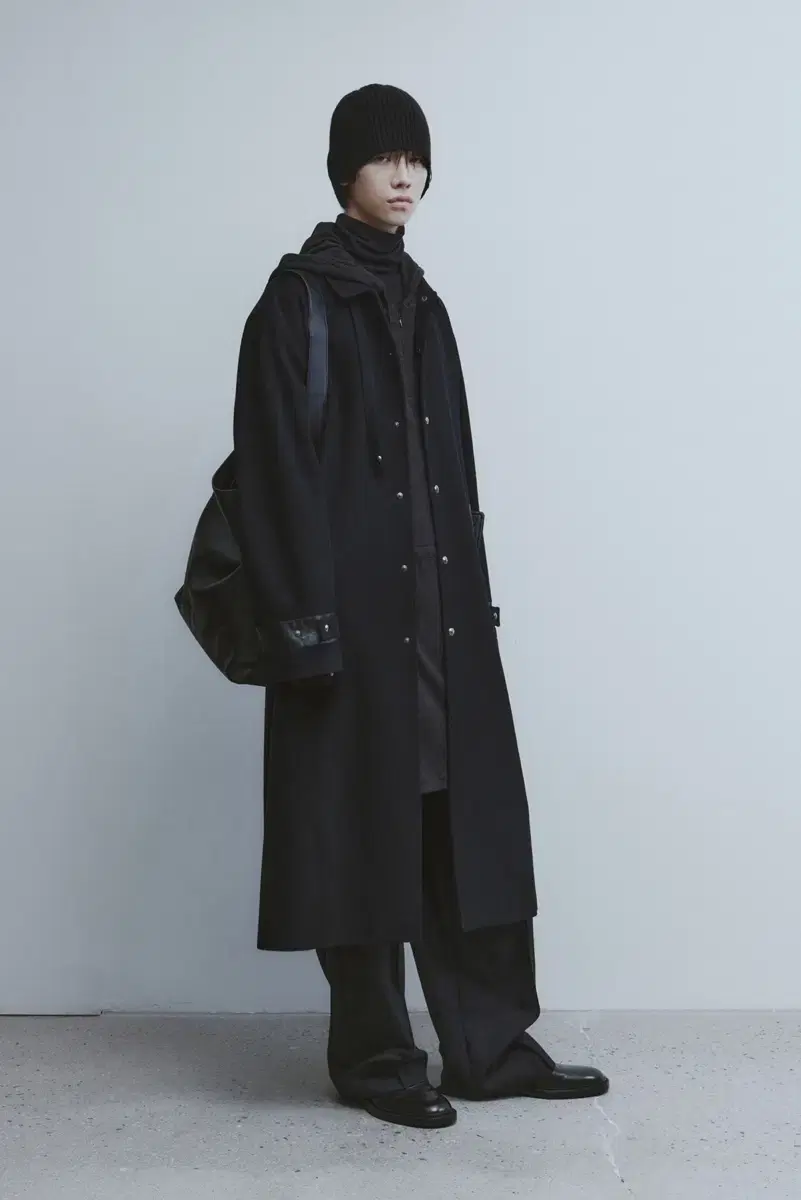 유스 24fw 스냅 싱글 코트 L