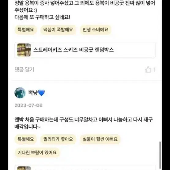 스트레이키즈 스키즈 비공굿 랜박