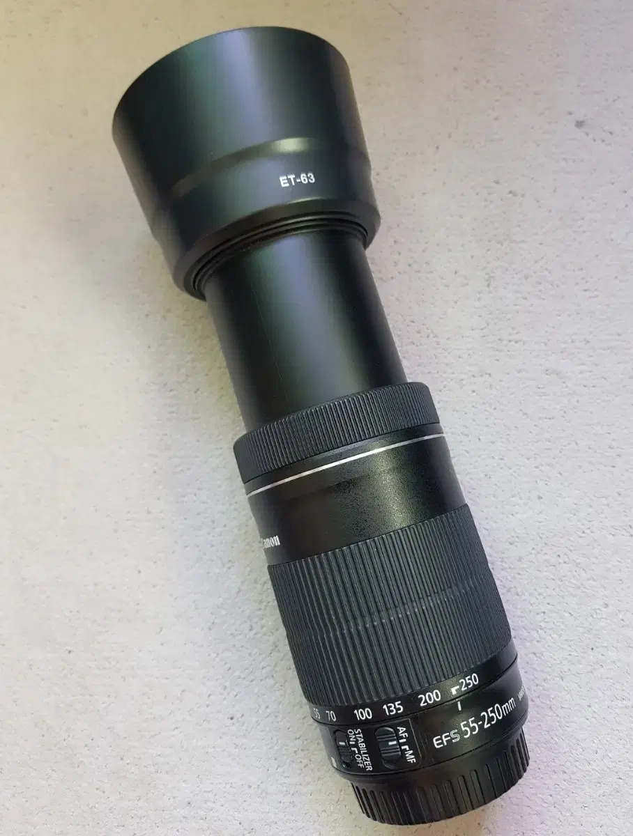 캐논EF-S 55-250mmIS STM  망원렌즈 판매합니다