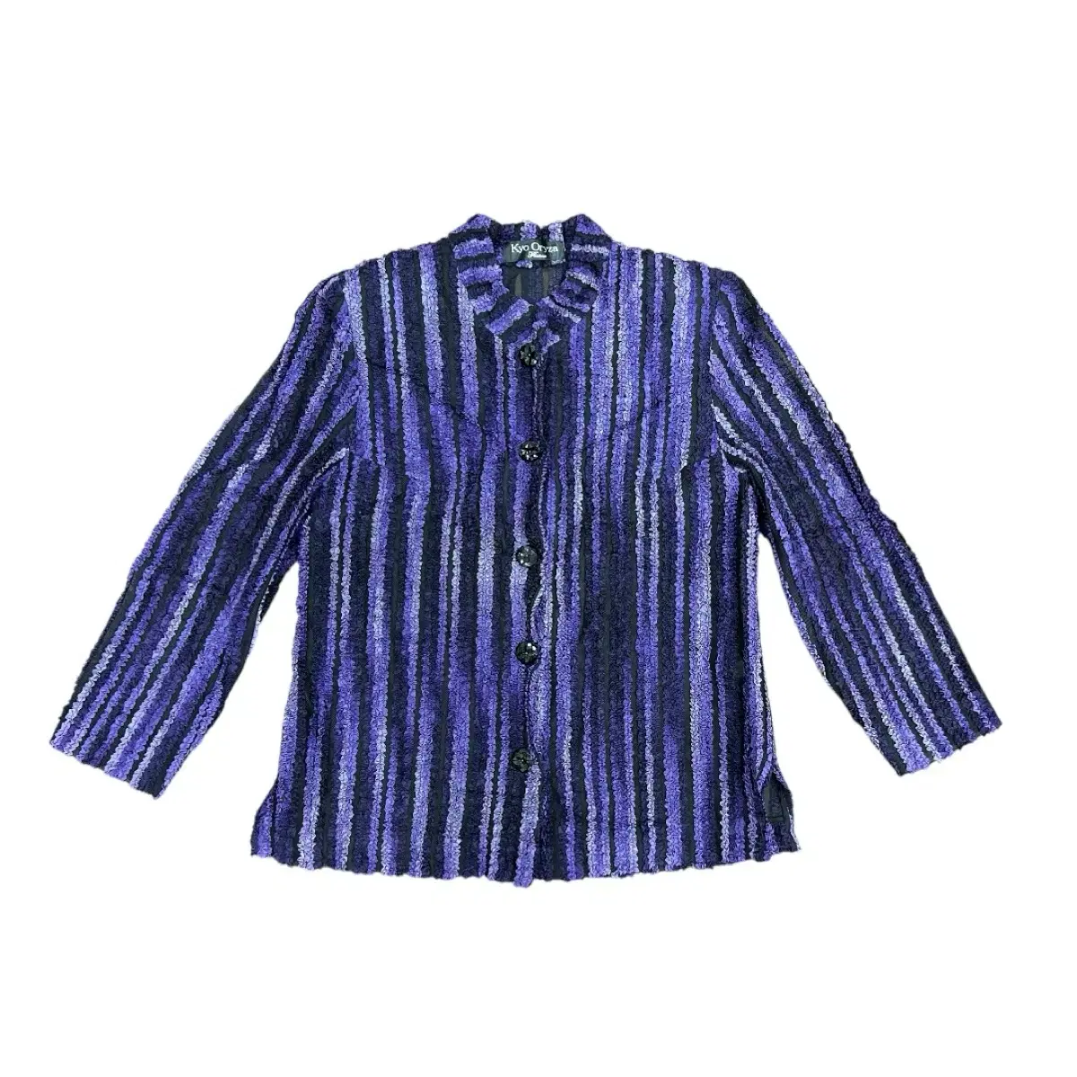 G009 JPN Poly silk blouse size FREE