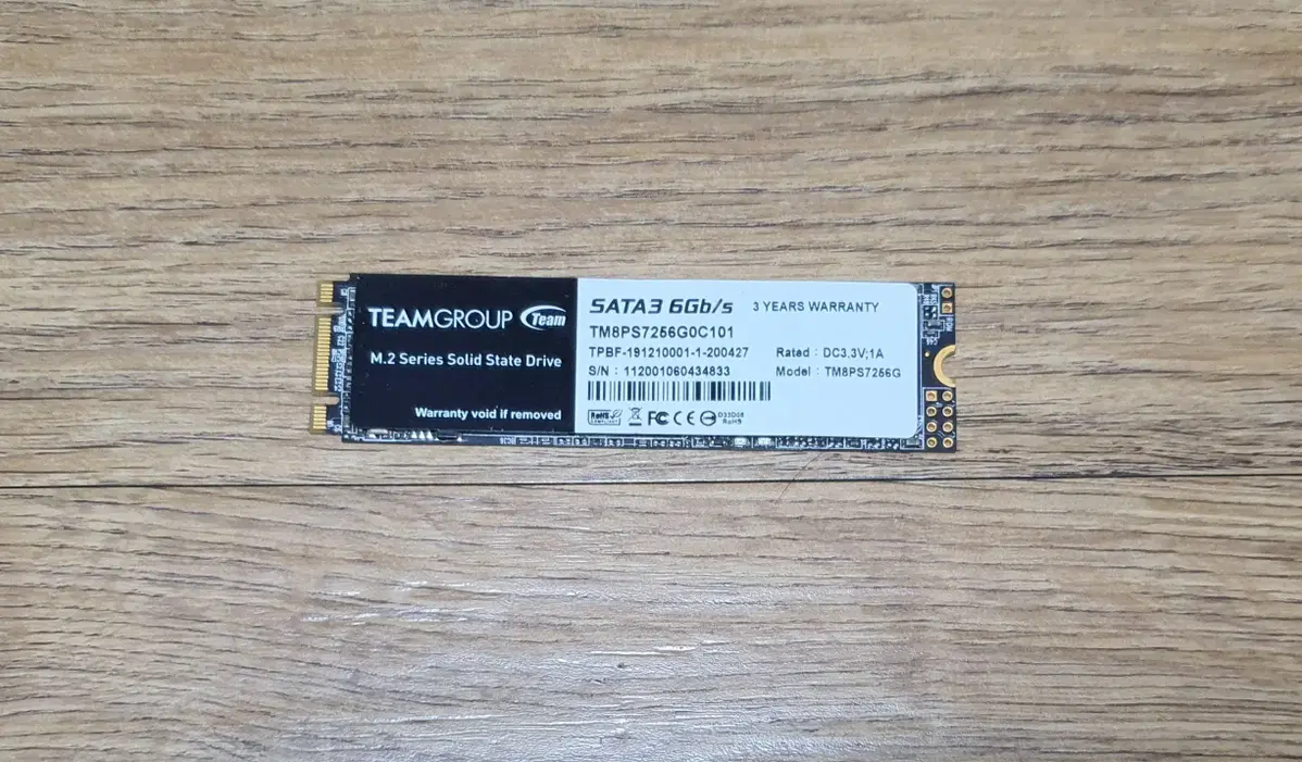 팀그룹 TEAMGROUP SSD 256GB (SATA3 M.2)