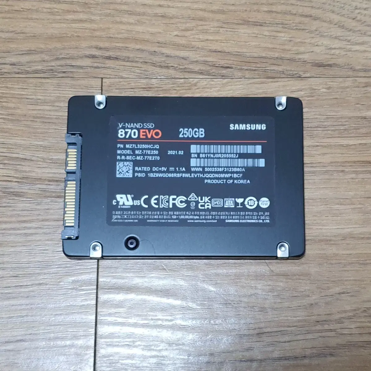 WD BLUE 500GB / 삼성 870 EVO 256GB / 팀그룹