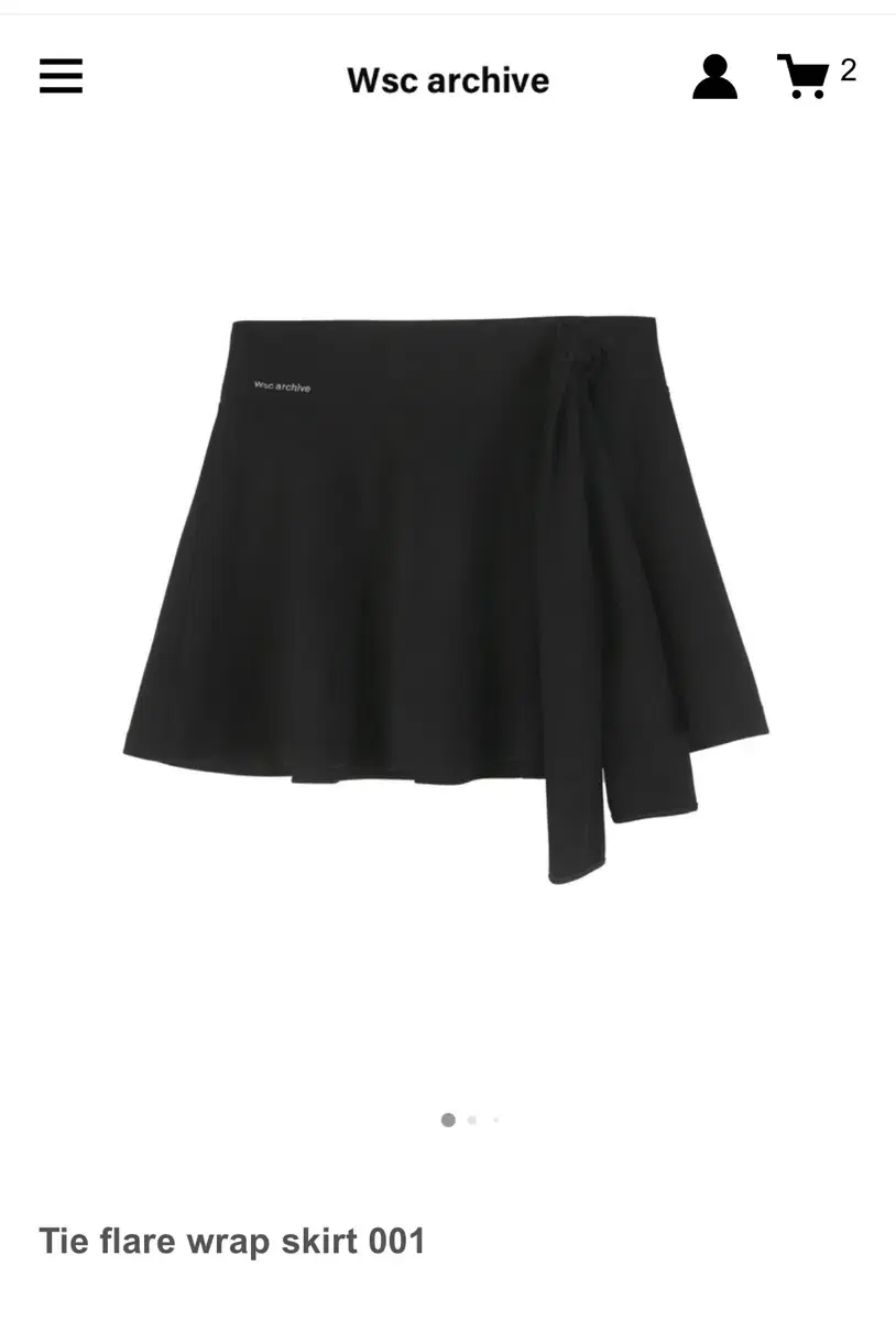 Wsc Tie flare wrap skirt 001