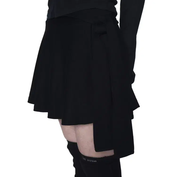 Wsc archive Tie flare wrap skirt 001