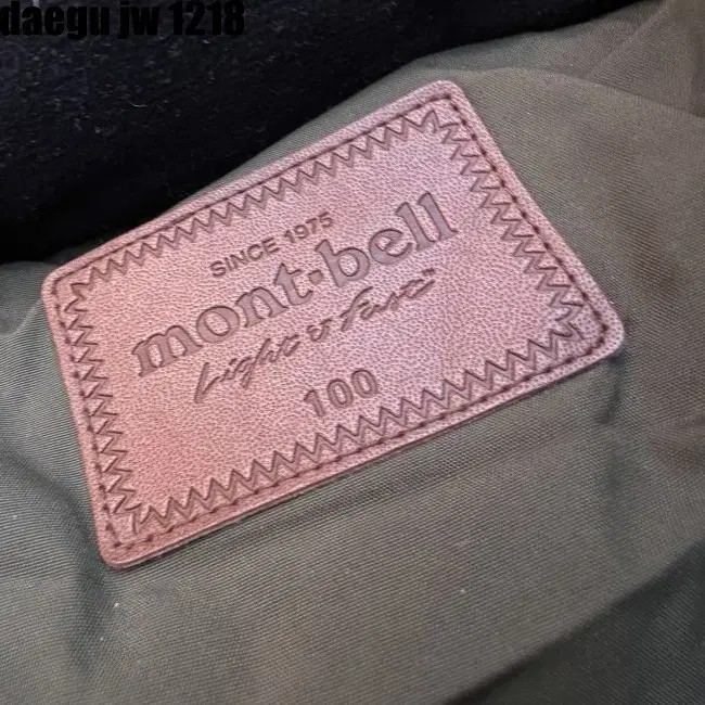 100(L) MONTBELL JUMPER 몽벨 패딩 점퍼